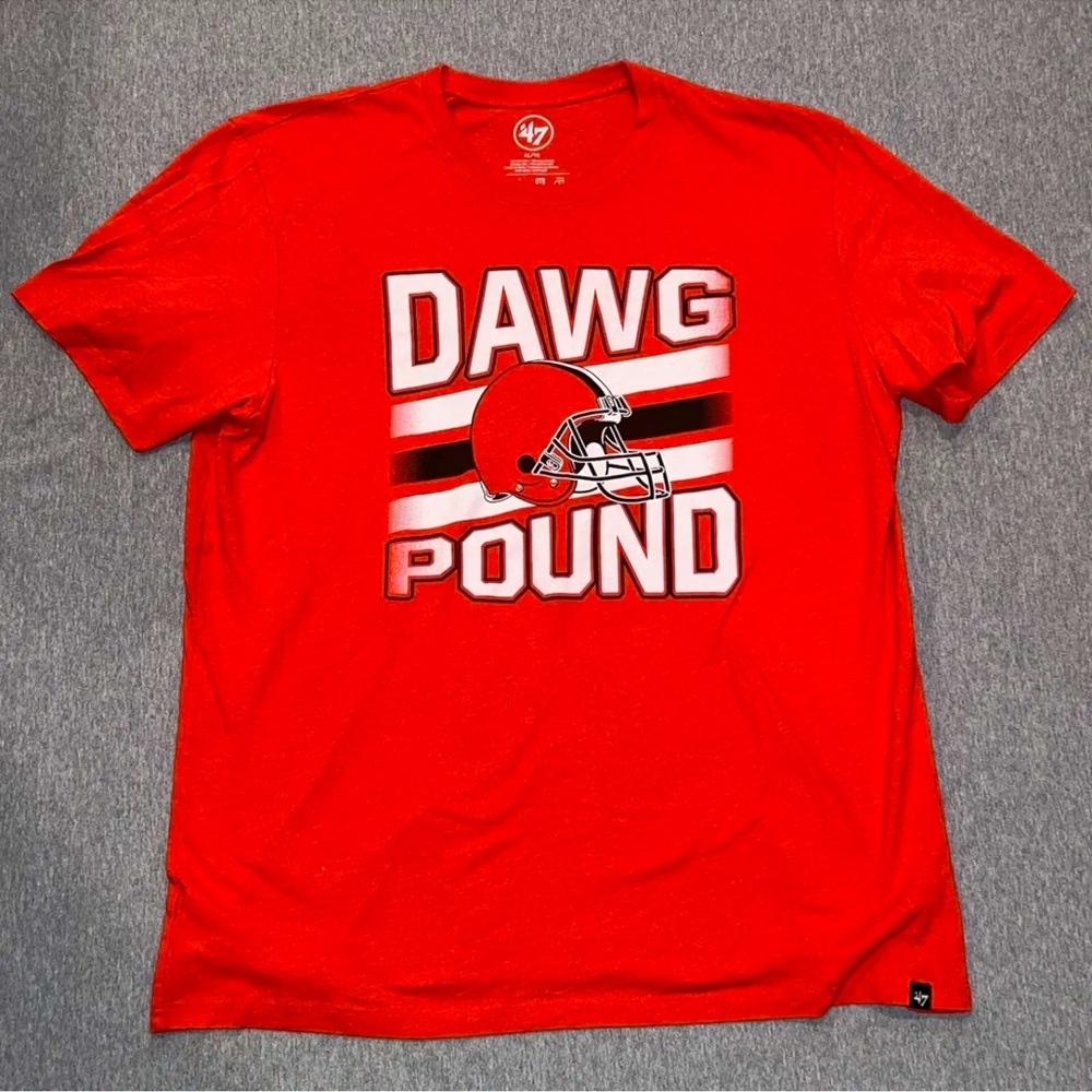 Cleveland Browns NFL Team Football Apparel Sz XL Dawg Pound Logo T-Shirt Top